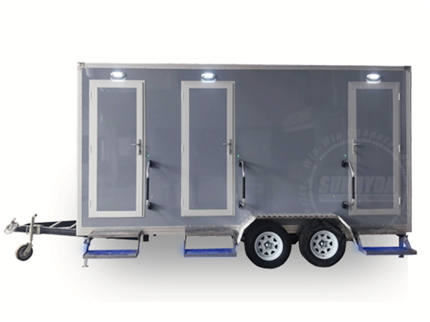 VIP restroom with 3 cabins