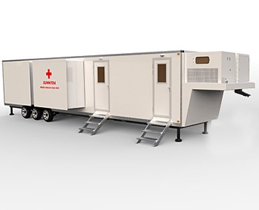 mobile infirmary intensive care unit