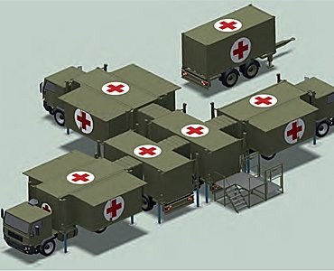 Portable field hospital
