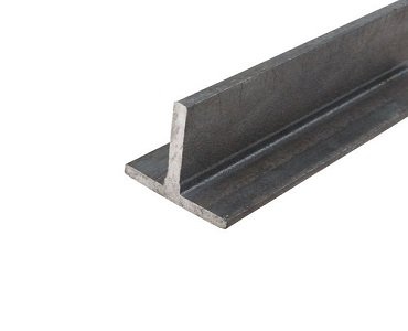 T shaped mild steel beams