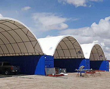container dome shelters