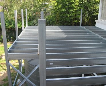 galvanized steel decking frame
