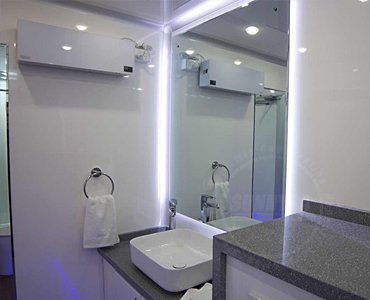 luxury shower trailer