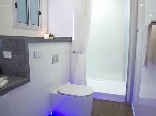 portable bathroom with shower