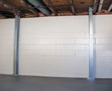 steel i beams for basement walls