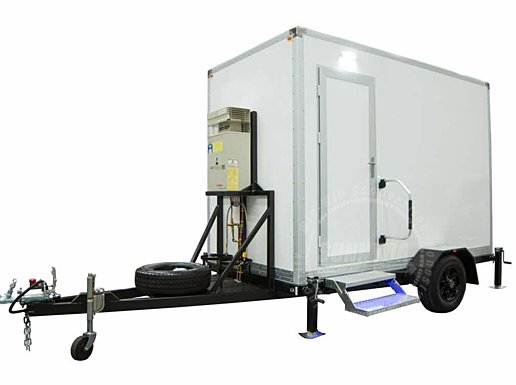 toilet and shower trailer