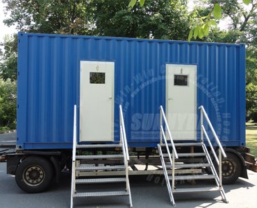 toilet shower container