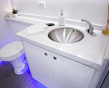 vip portable restroom trailers