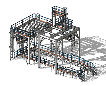 industrial steel platform design