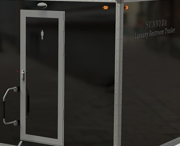 luxury bathroom trailers