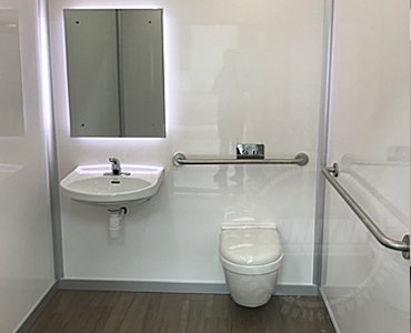 wheelchair accessible wc