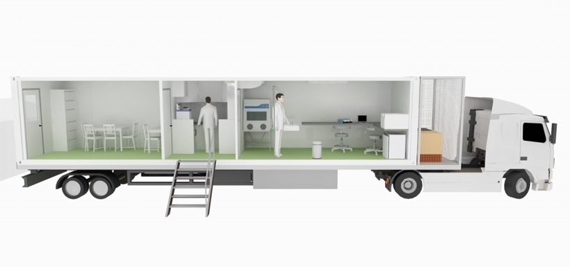 Medical trailer design