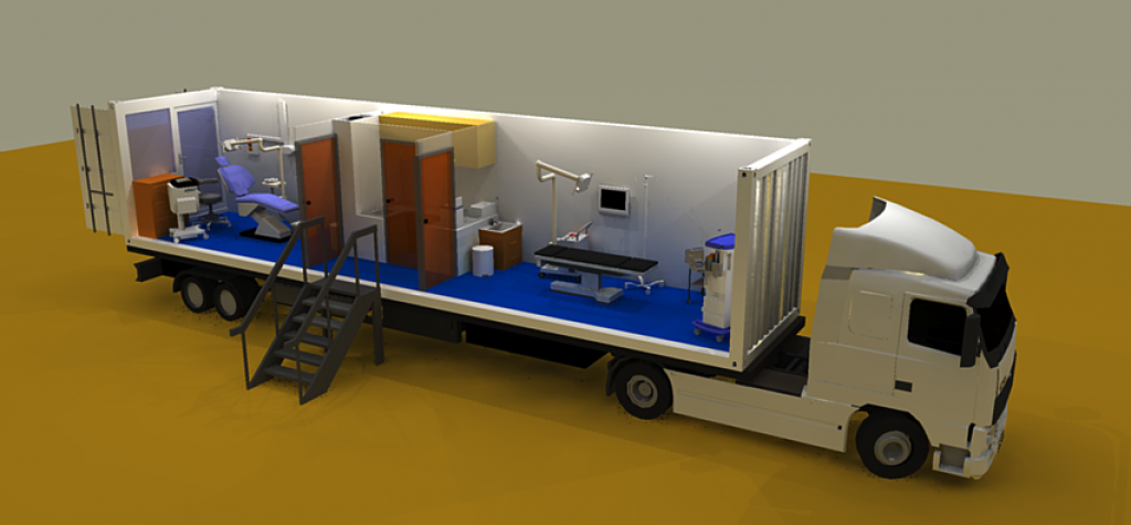 Mobile dental trailer