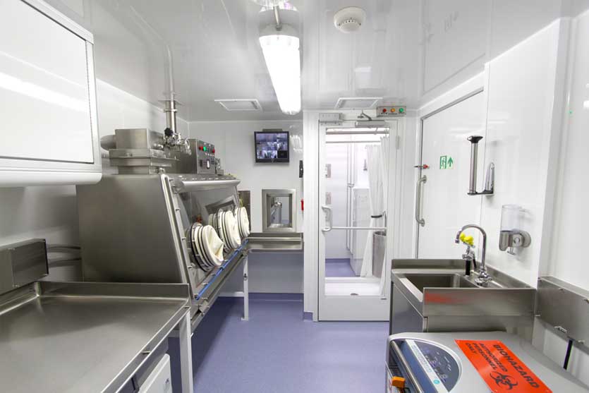 Mobile laboratory trailer