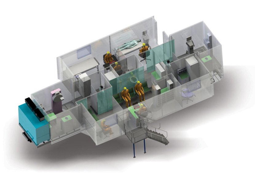 Mobile medical hospital