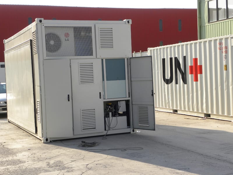 Mobile hospital container
