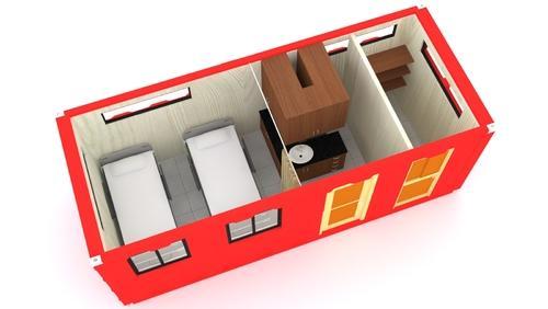 Container clinic layout