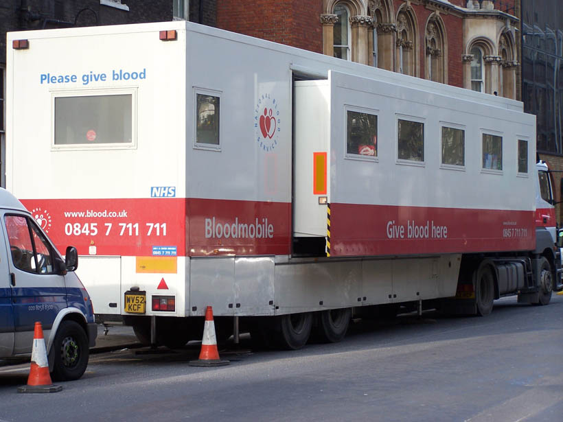 Mobile donation unit