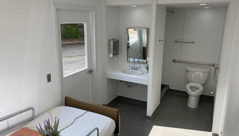  Inside modular hospital