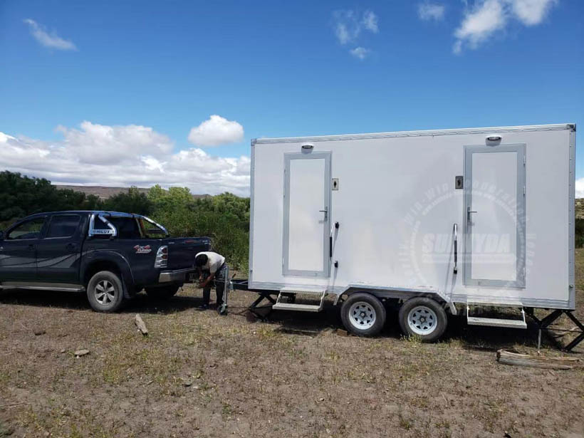 Luxury portable toilets