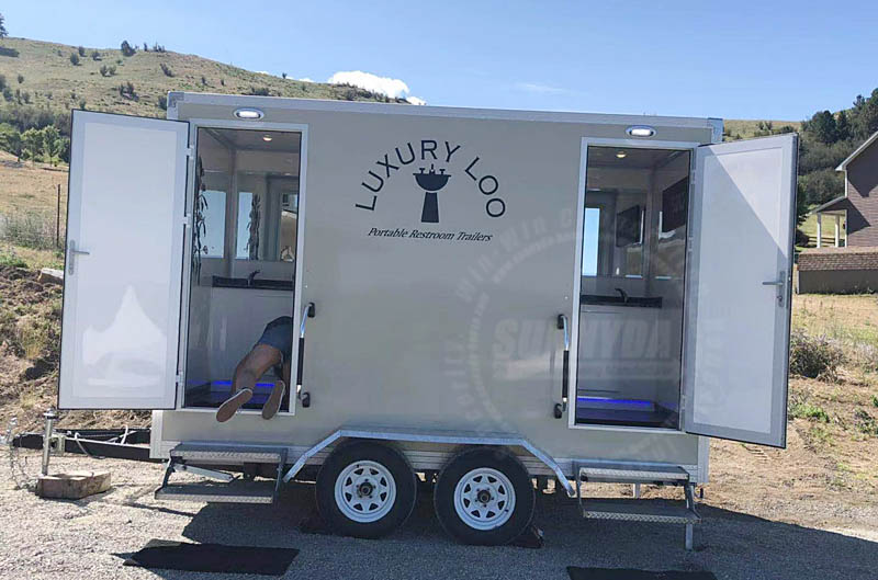 Luxury portable toilets