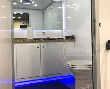 Luxury portable toilets