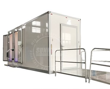 Luxury portable toilets