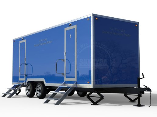 luxury bathroom trailer