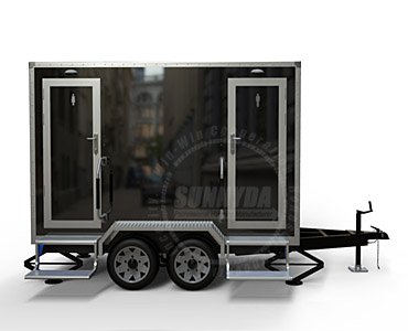 luxury bathroom trailer