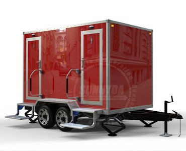 luxury bathroom trailer