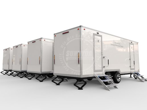 luxury toilet trailer