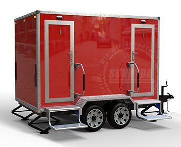luxury toilet trailer