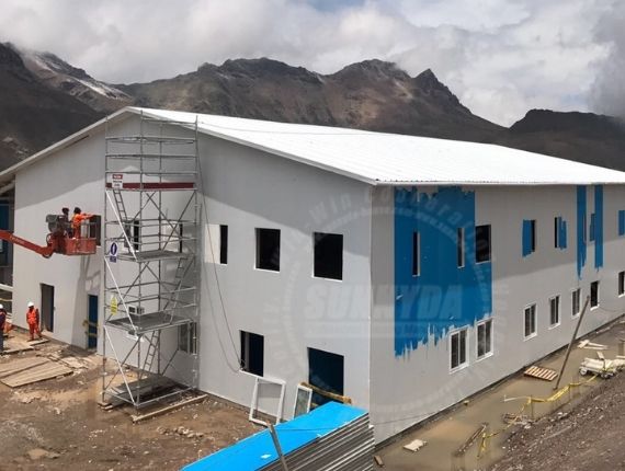 steel workshop building two storey